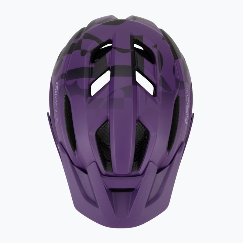 Kask rowerowy dziecięcy Giro Fixture II matte purple rush 6