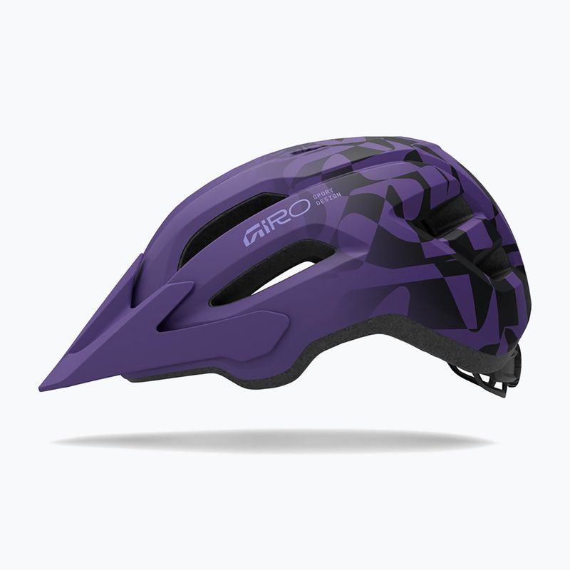 Kask rowerowy dziecięcy Giro Fixture II matte purple rush 2