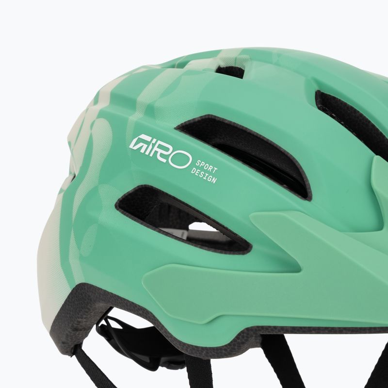 Kask rowerowy dziecięcy Giro Fixture II matte green rush 7
