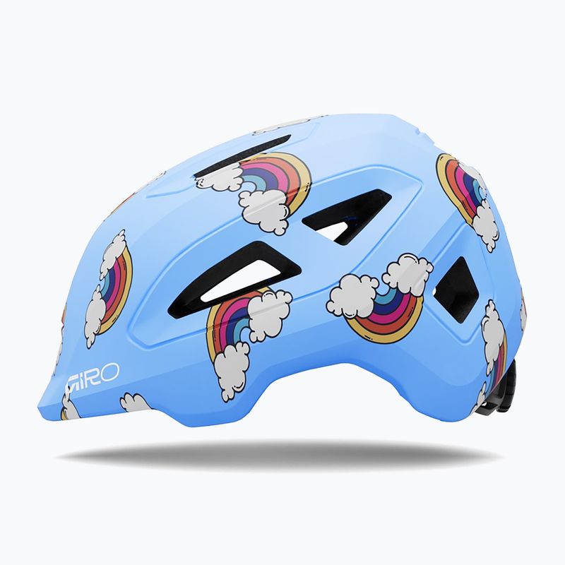 Kask rowerowy dziecięcy Giro Scamp II matte multi rainbow 2