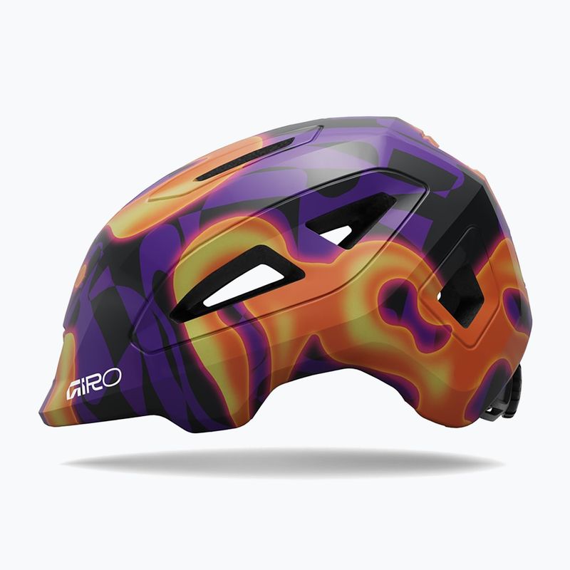 Kask rowerowy dziecięcy Giro Scamp II matte purple lava 2