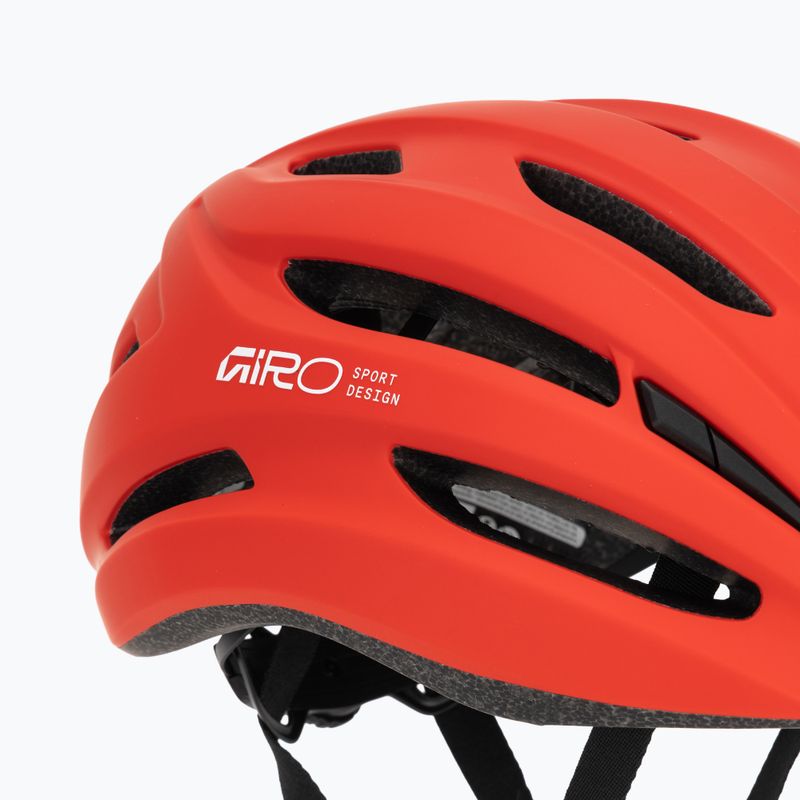 Kask rowerowy Giro Isode MIPS II matte flame red 8