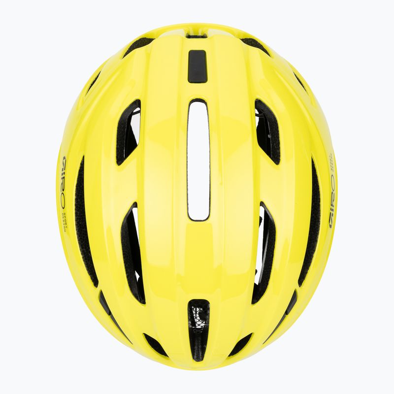 Kask rowerowy Giro Isode II gloss hi viz yellow 6
