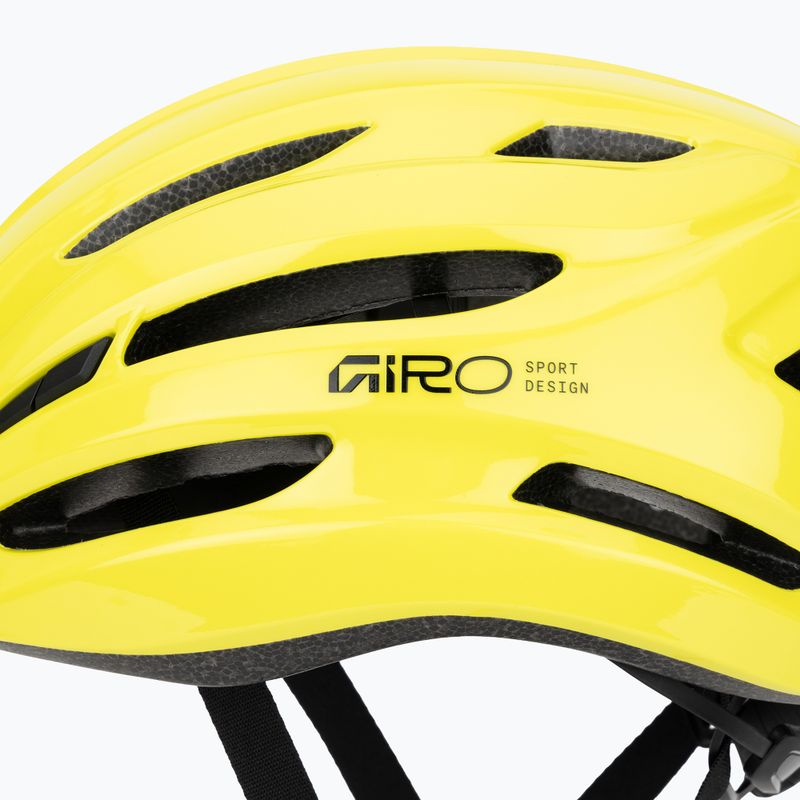 Kask rowerowy Giro Isode II gloss hi viz yellow 7