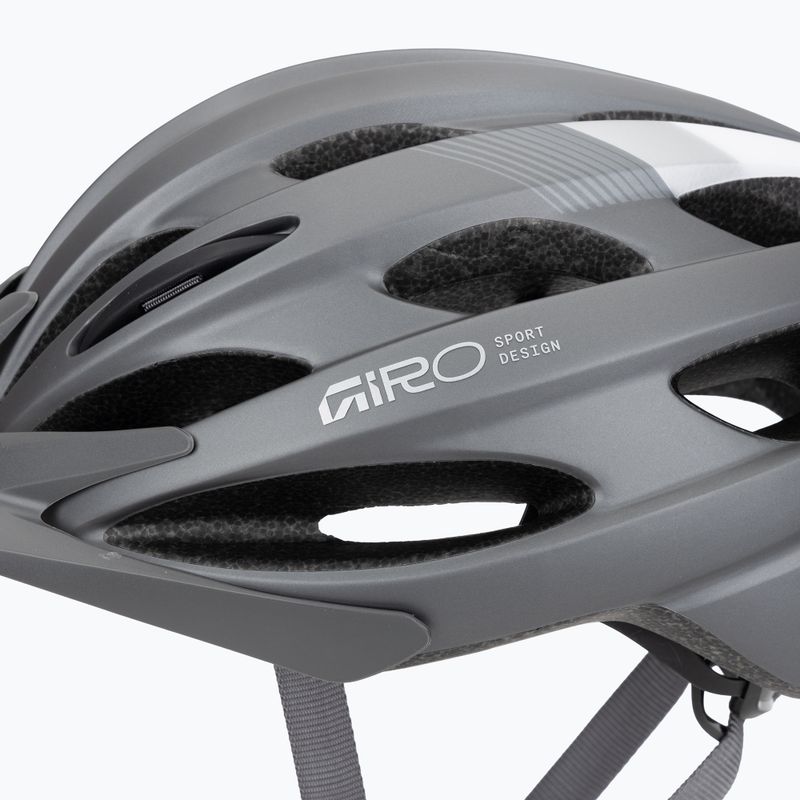 Kask rowerowy Giro Revel 2026 matte titanium/white 7