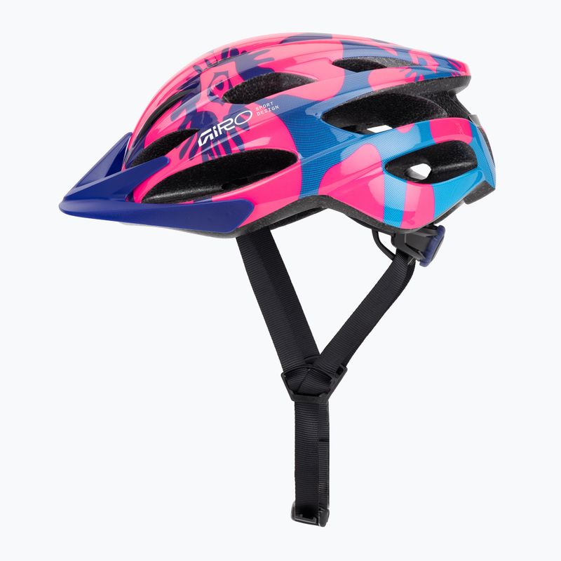 Kask rowerowy dziecięcy Giro Raze pink flowers 3
