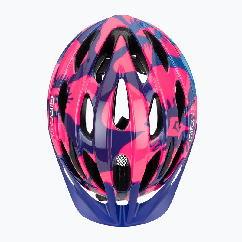 Kask rowerowy dziecięcy Giro Raze pink flowers 6