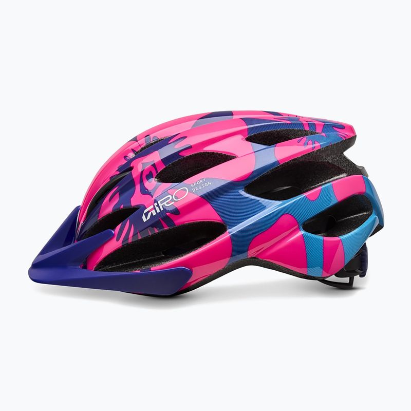 Kask rowerowy dziecięcy Giro Raze pink flowers 2