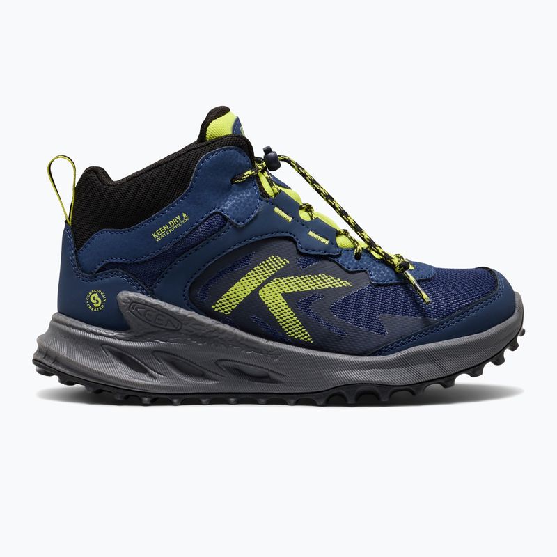 Buty trekkingowe dziecięce KEEN Zionic Mid Wp naval academy/evening primrose