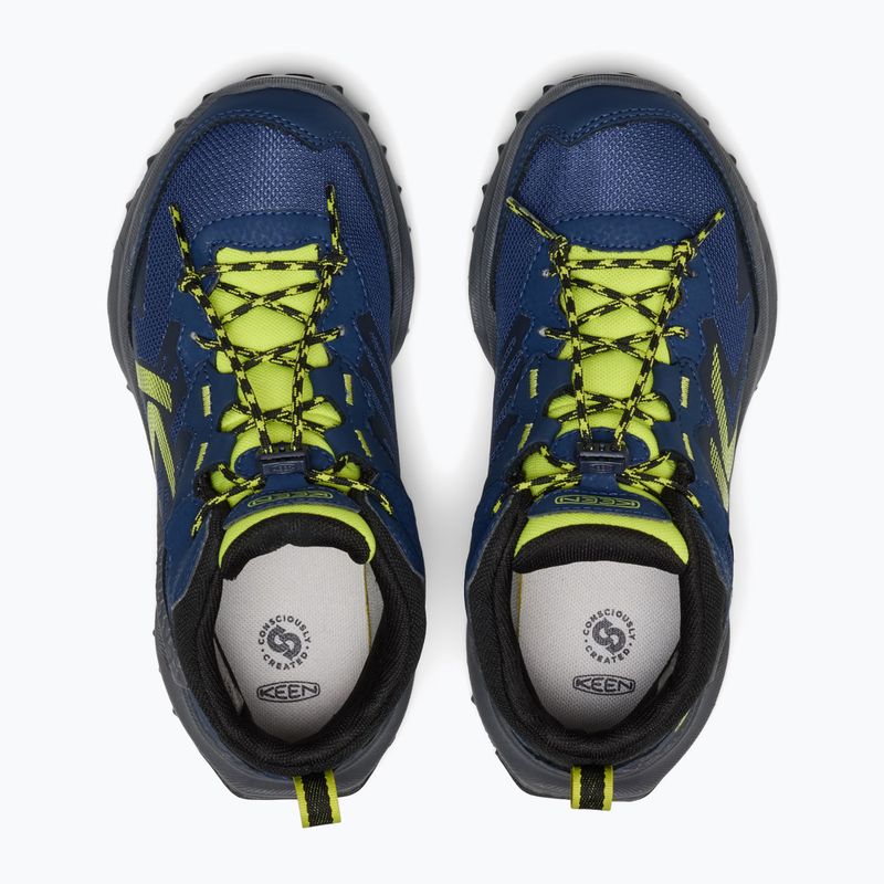 Buty trekkingowe dziecięce KEEN Zionic Mid Wp naval academy/evening primrose 3