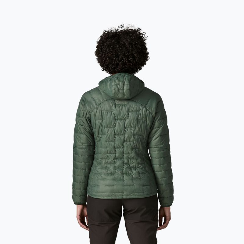 Kurtka ocieplana damska Patagonia Micro Puff Hoody canopy green 2
