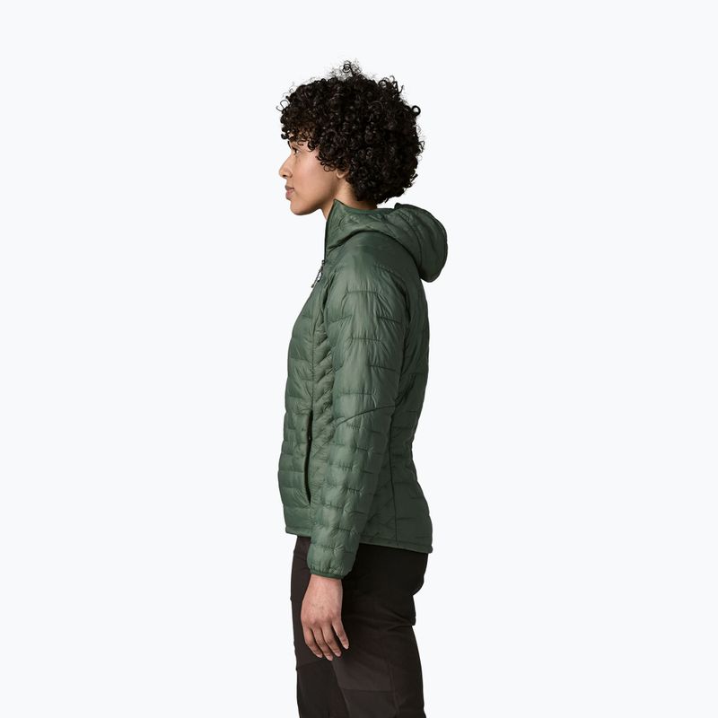 Kurtka ocieplana damska Patagonia Micro Puff Hoody canopy green 3