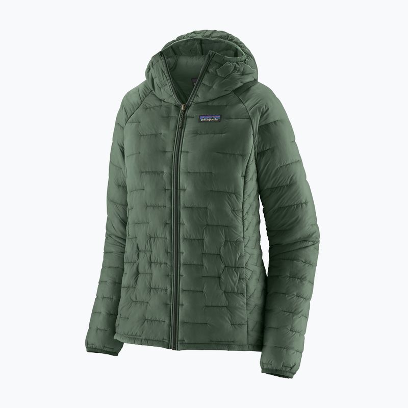 Kurtka ocieplana damska Patagonia Micro Puff Hoody canopy green 5