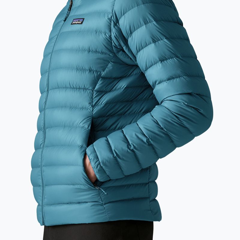 Kurtka puchowa męska Patagonia Down Sweater Hoody glacial blue 4