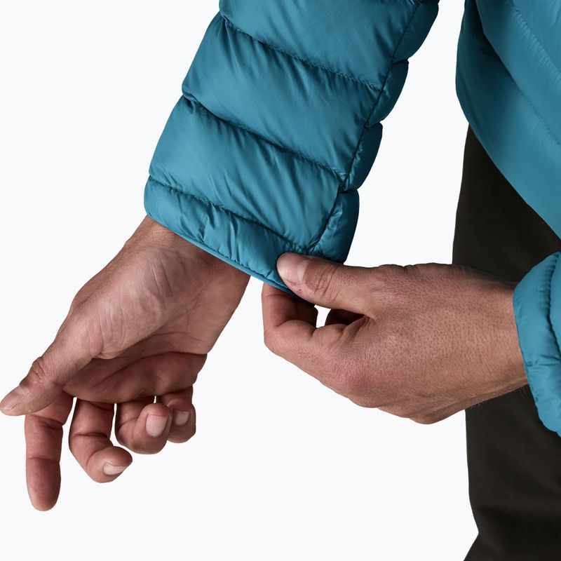 Kurtka puchowa męska Patagonia Down Sweater Hoody glacial blue 8