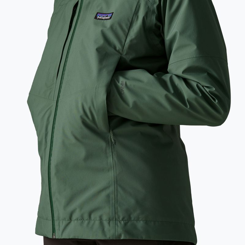 Kurtka przeciwdeszczowa damska Patagonia Insulated Boulder Fork Rain canopy green 5