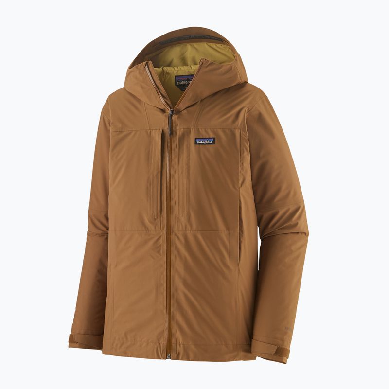 Kurtka przeciwdeszczowa męska Patagonia Insulated Boulder Fork Rain deer brown 2