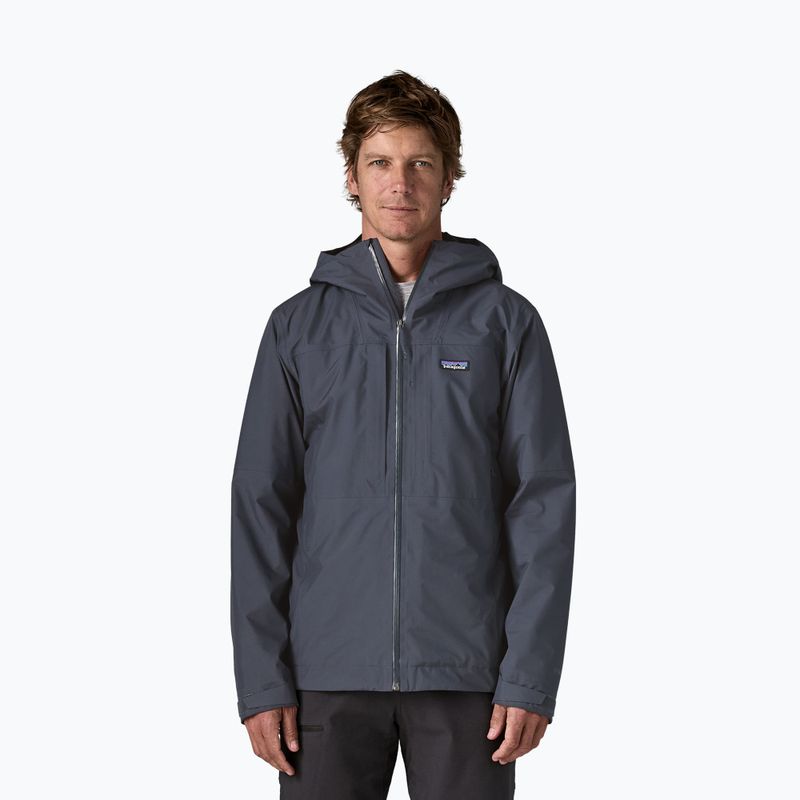 Kurtka przeciwdeszczowa męska Patagonia Insulated Boulder Fork Rain smolder blue
