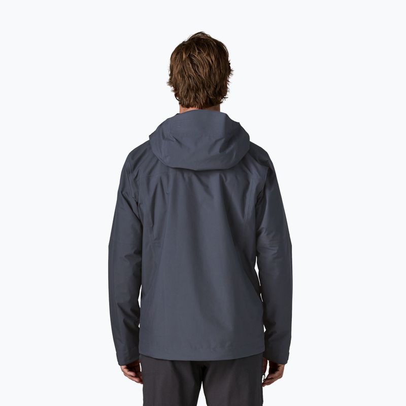 Kurtka przeciwdeszczowa męska Patagonia Insulated Boulder Fork Rain smolder blue 2