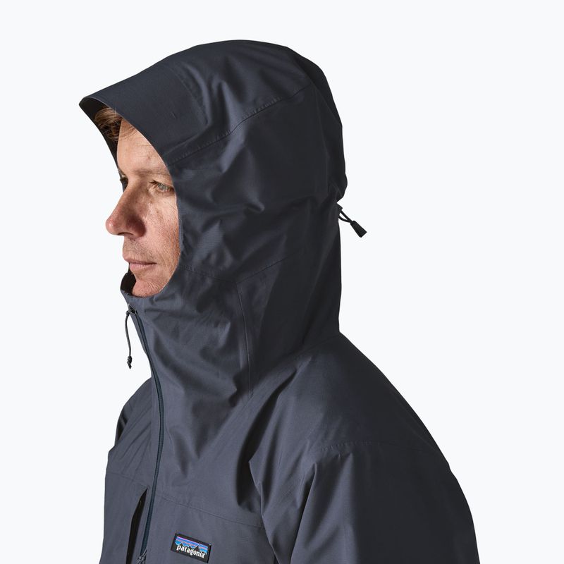 Kurtka przeciwdeszczowa męska Patagonia Insulated Boulder Fork Rain smolder blue 4