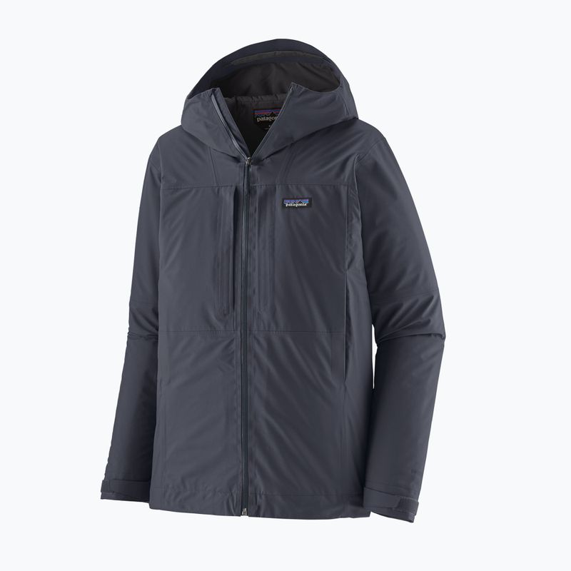Kurtka przeciwdeszczowa męska Patagonia Insulated Boulder Fork Rain smolder blue 6