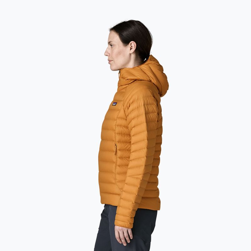 Kurtka puchowa damska Patagonia Down Sweater Hoody cinnamon brown 4
