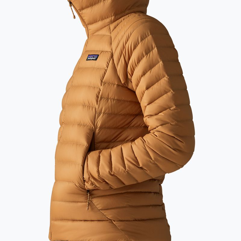 Kurtka puchowa damska Patagonia Down Sweater Hoody cinnamon brown 7