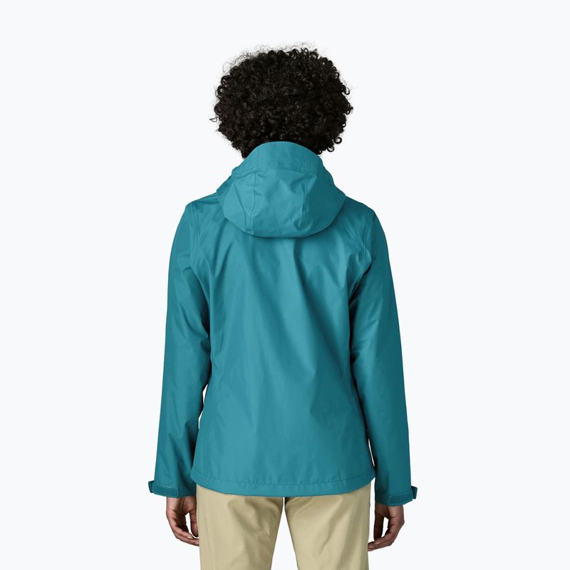 Kurtka przeciwdeszczowa damska Patagonia Torrentshell 3L Rain glacial glue 2