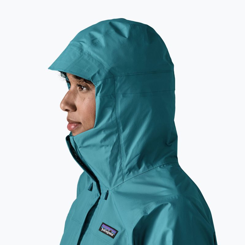 Kurtka przeciwdeszczowa damska Patagonia Torrentshell 3L Rain glacial glue 4