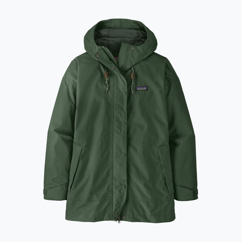 Kurtka przeciwdeszczowa damska Patagonia Outdoor Everyday Rain canopy green