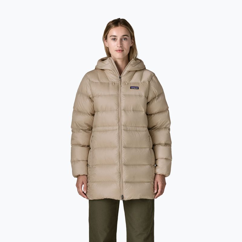 Płaszcz puchowy damski Patagonia Fitz Roy Down Parka pumice