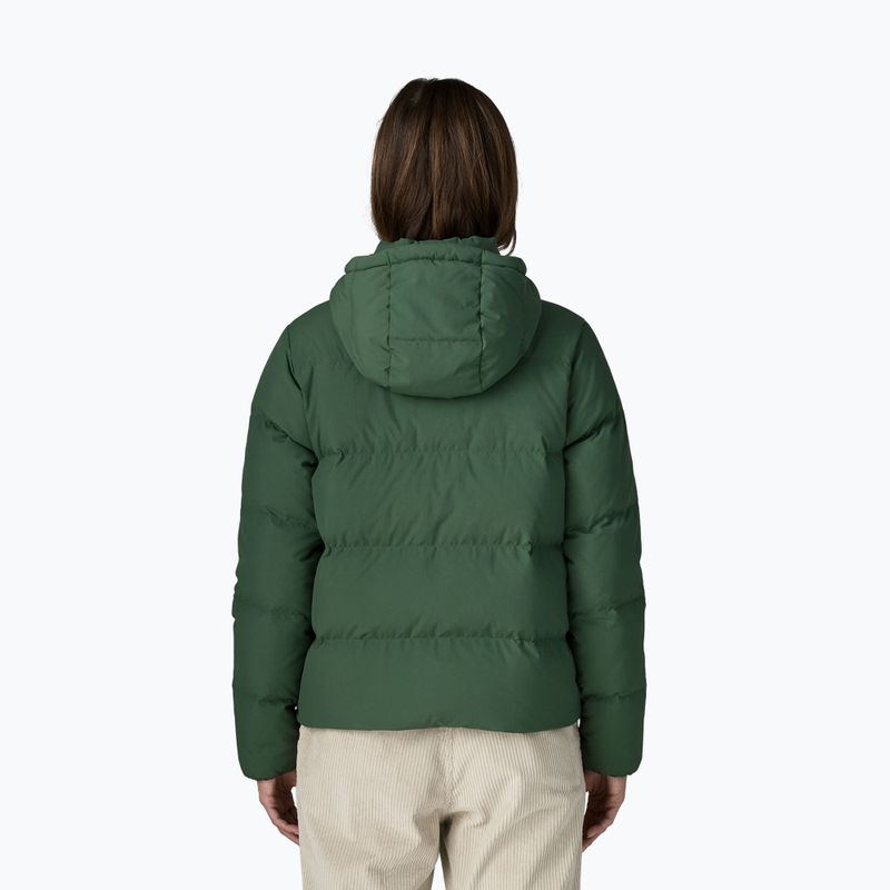 Kurtka puchowa damska Patagonia Sisar Down Hoody canopy green 3