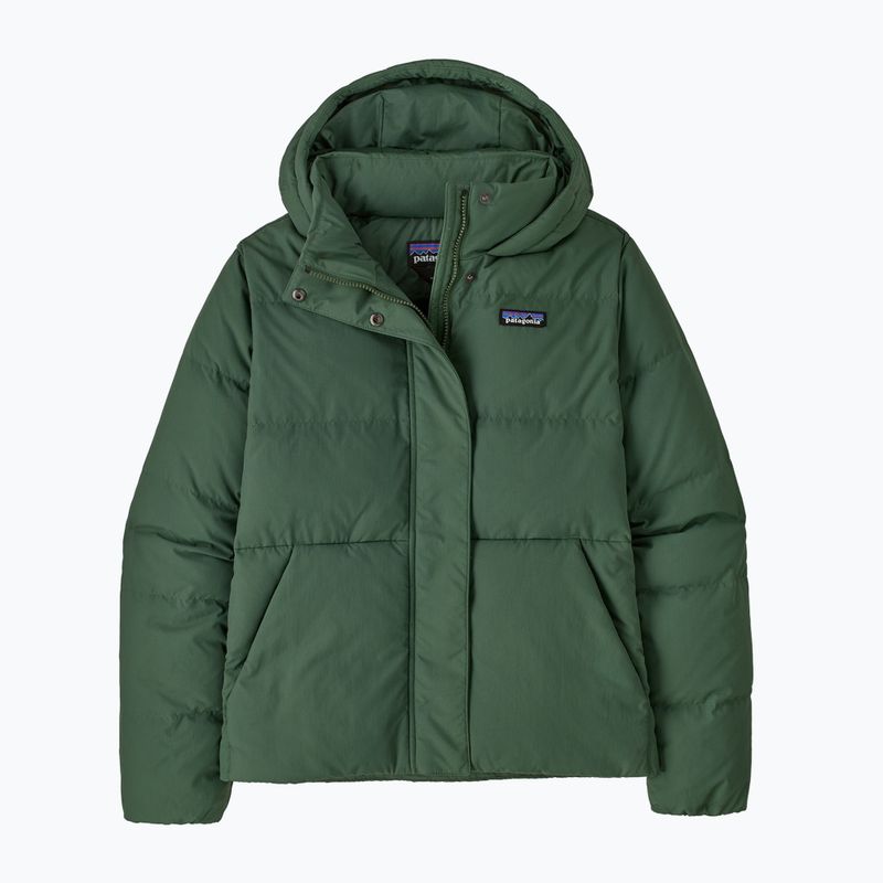 Kurtka puchowa damska Patagonia Sisar Down Hoody canopy green 5