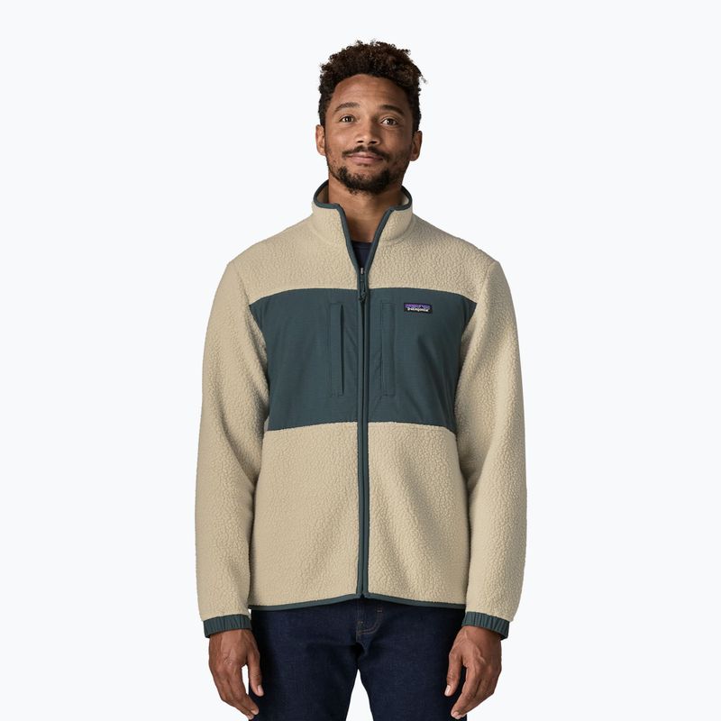 Bluza polarowa męska Patagonia Retro Pile Patch pelican