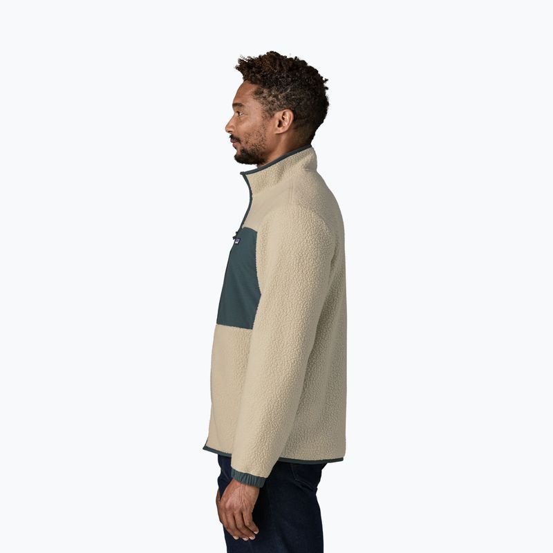 Bluza polarowa męska Patagonia Retro Pile Patch pelican 3