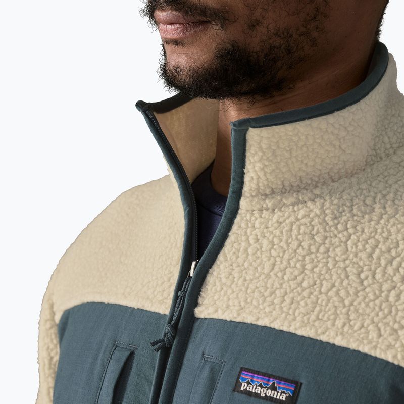 Bluza polarowa męska Patagonia Retro Pile Patch pelican 4