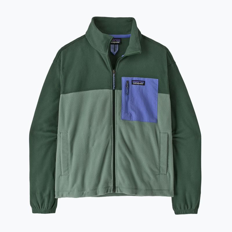 Bluza polarowa damska Patagonia Micro D Patch Pocket cover green 2