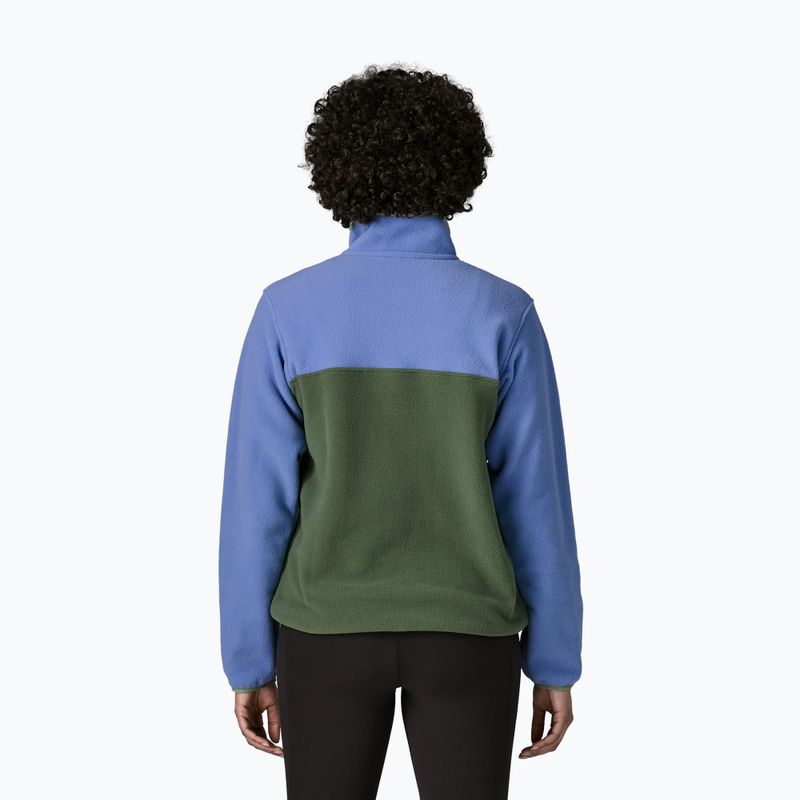 Bluza polarowa damska Patagonia Lightweight Synchilla Snap-T Pullover canopy green 2