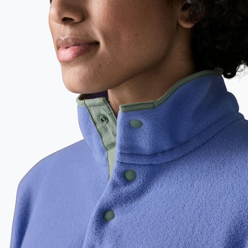 Bluza polarowa damska Patagonia Lightweight Synchilla Snap-T Pullover canopy green 5