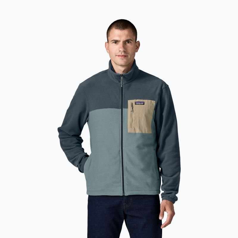 Bluza polarowa męska Patagonia Micro D Patch Pocket blue sage