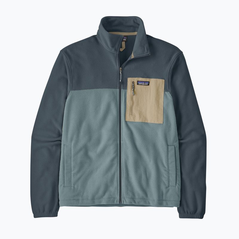 Bluza polarowa męska Patagonia Micro D Patch Pocket blue sage 2