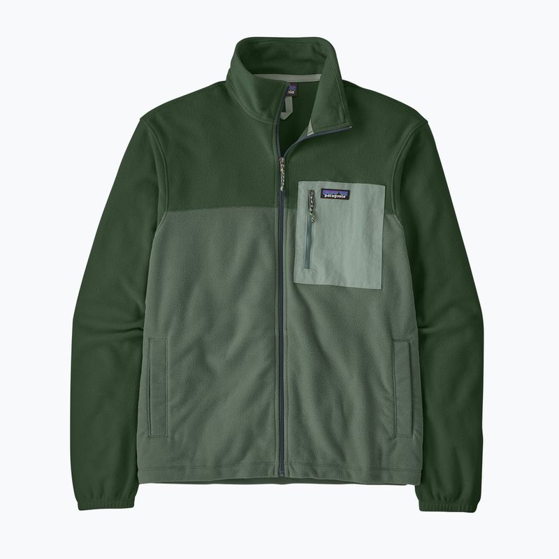 Bluza polarowa męska Patagonia Micro D Patch Pocket canopy green 2