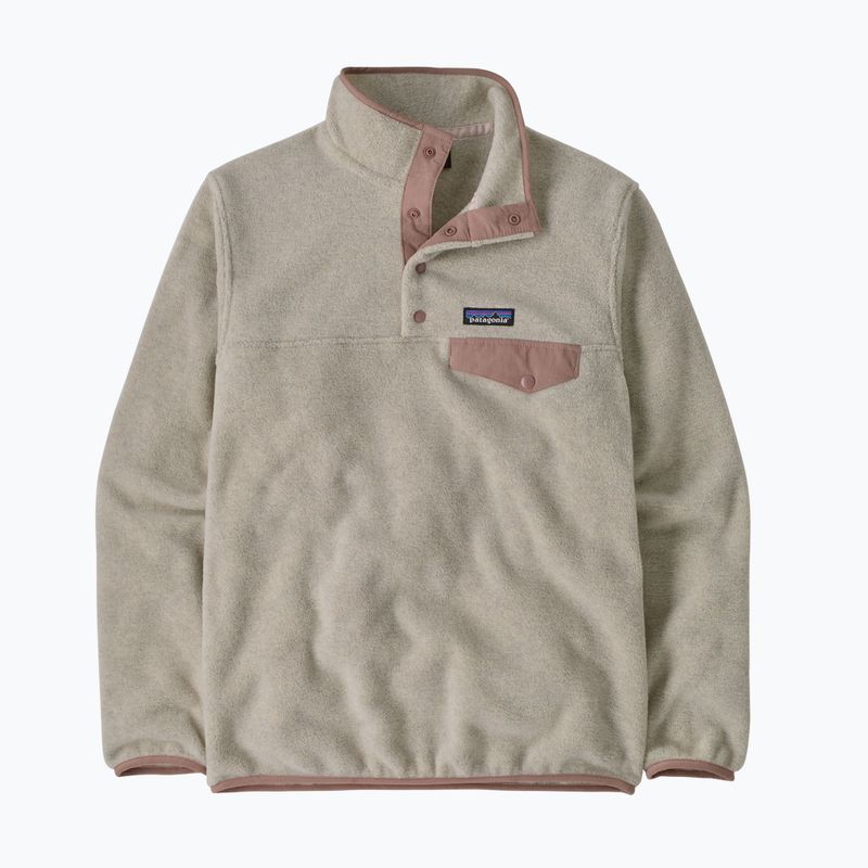 Bluza polarowa damska Patagonia Lightweight Synchilla Snap-T Pullover oatmeal heather w/moonrise taupe 7