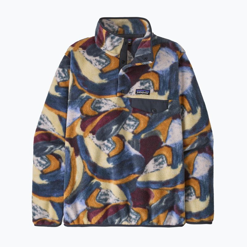 Bluza polarowa damska Patagonia Lightweight Synchilla Snap-T Pullover smudge: smolder blue 4