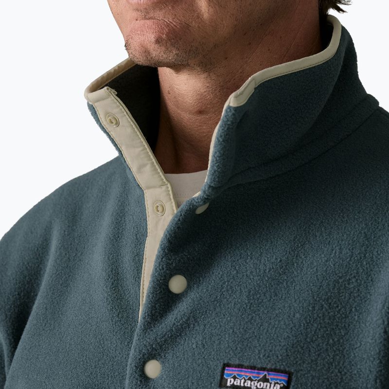 Bluza polarowa męska Patagonia Lightweight Synchilla Snap-T Pullover summit blue 4