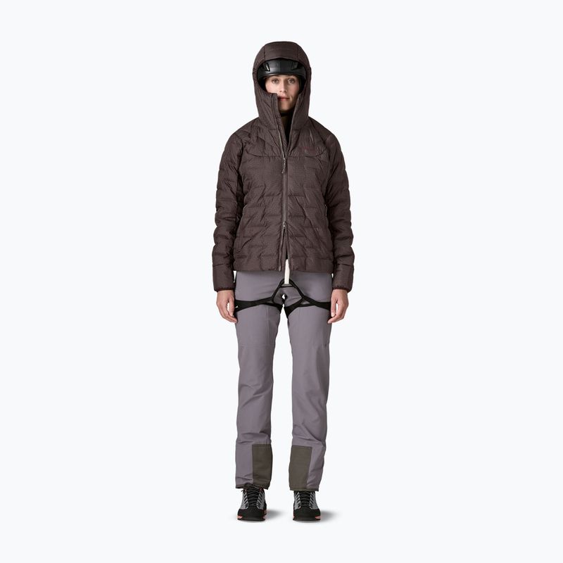Kurtka ocieplana damska Patagonia Durable Down Hoody den brown 2