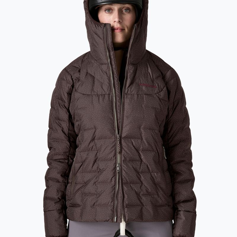 Kurtka ocieplana damska Patagonia Durable Down Hoody den brown 5