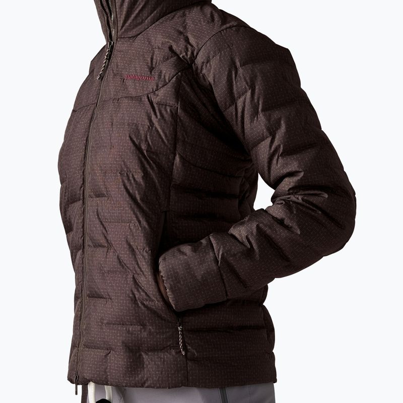 Kurtka ocieplana damska Patagonia Durable Down Hoody den brown 6