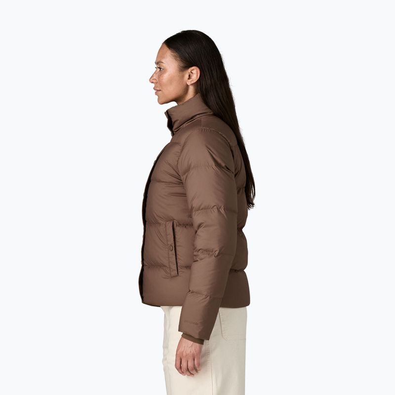 Kurtka puchowa damska Patagonia Silent Down bermbrown 3