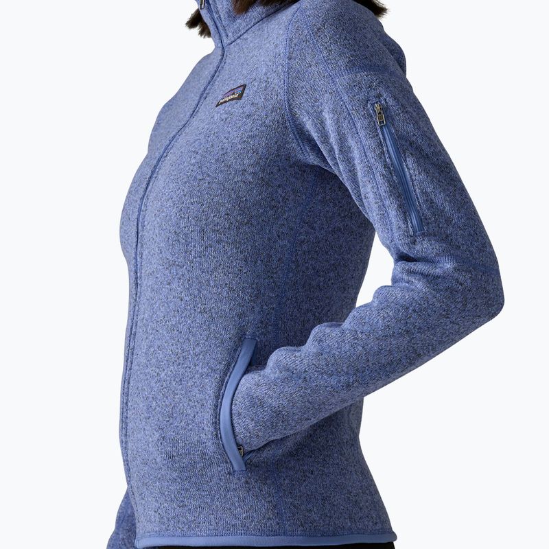 Bluza trekkingowa damska Patagonia Better Sweater diver blue 4